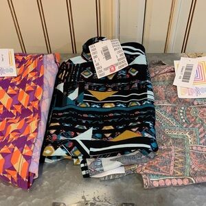 LuLaRoe Geometric and Tribal Classic T Trio